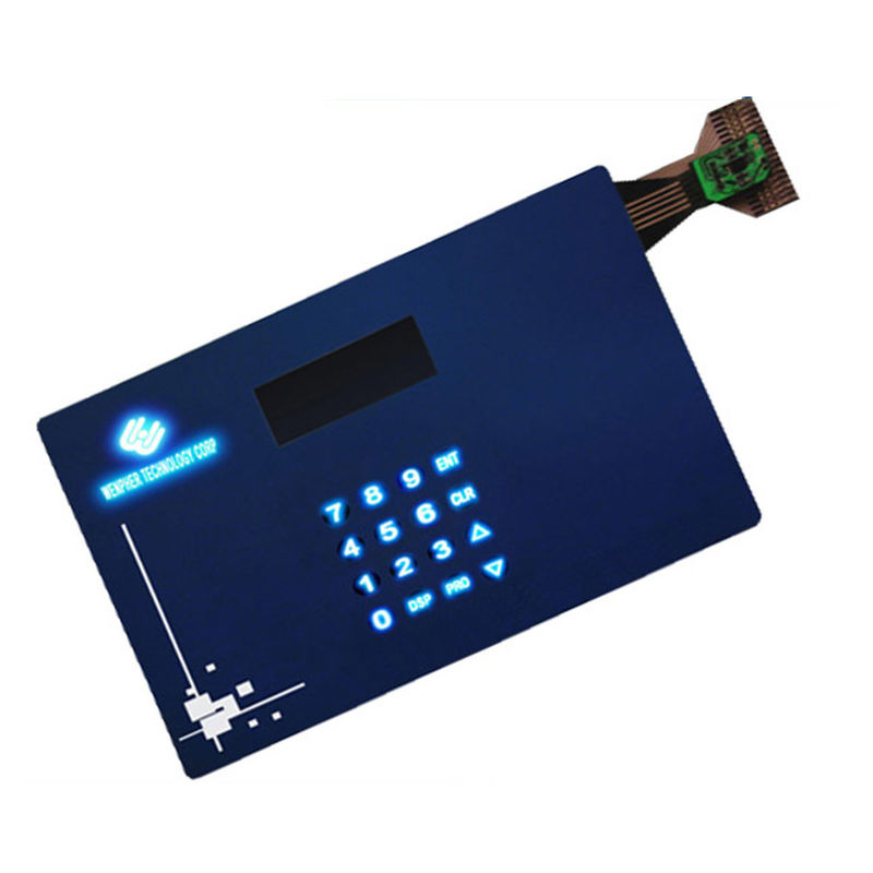 Screen Front Panel Self Adhesive Rubber Dome Membrane Switch 3M Reflective Film