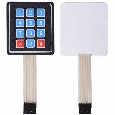 Screen Front Panel Self Adhesive Rubber Dome Membrane Switch 3M Reflective Film
