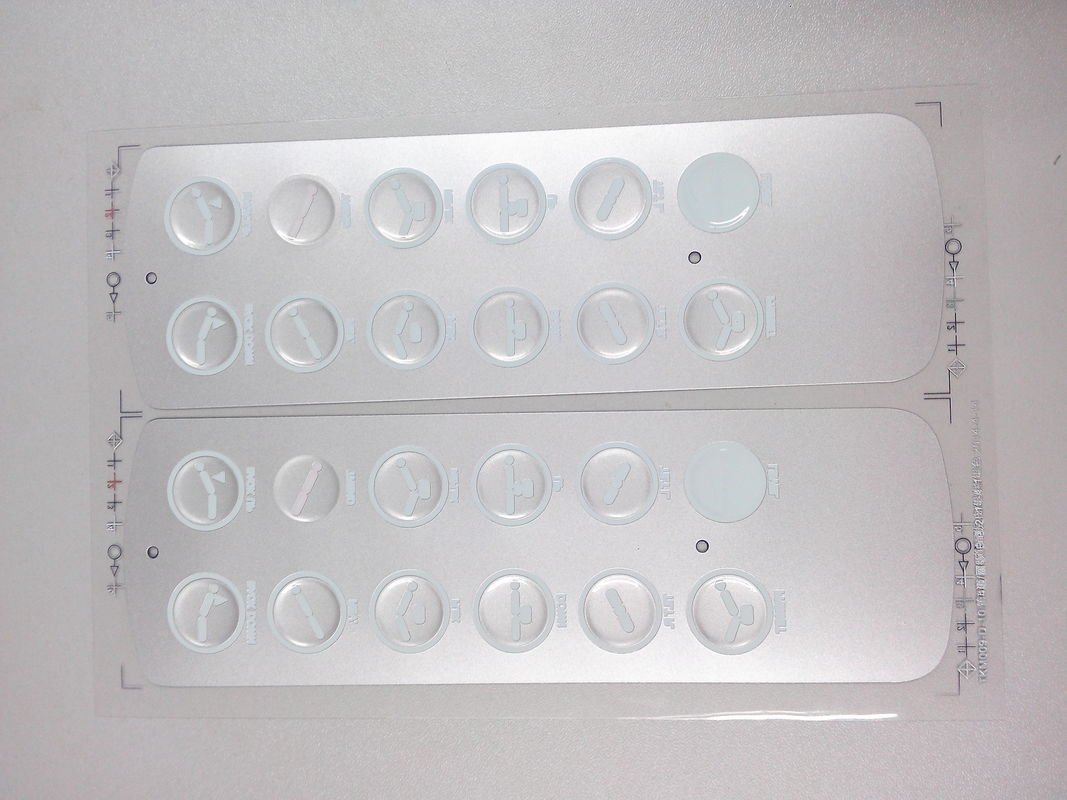 Multi Color Concave Convex Membrane Control Panel / Membrane Switch Panels